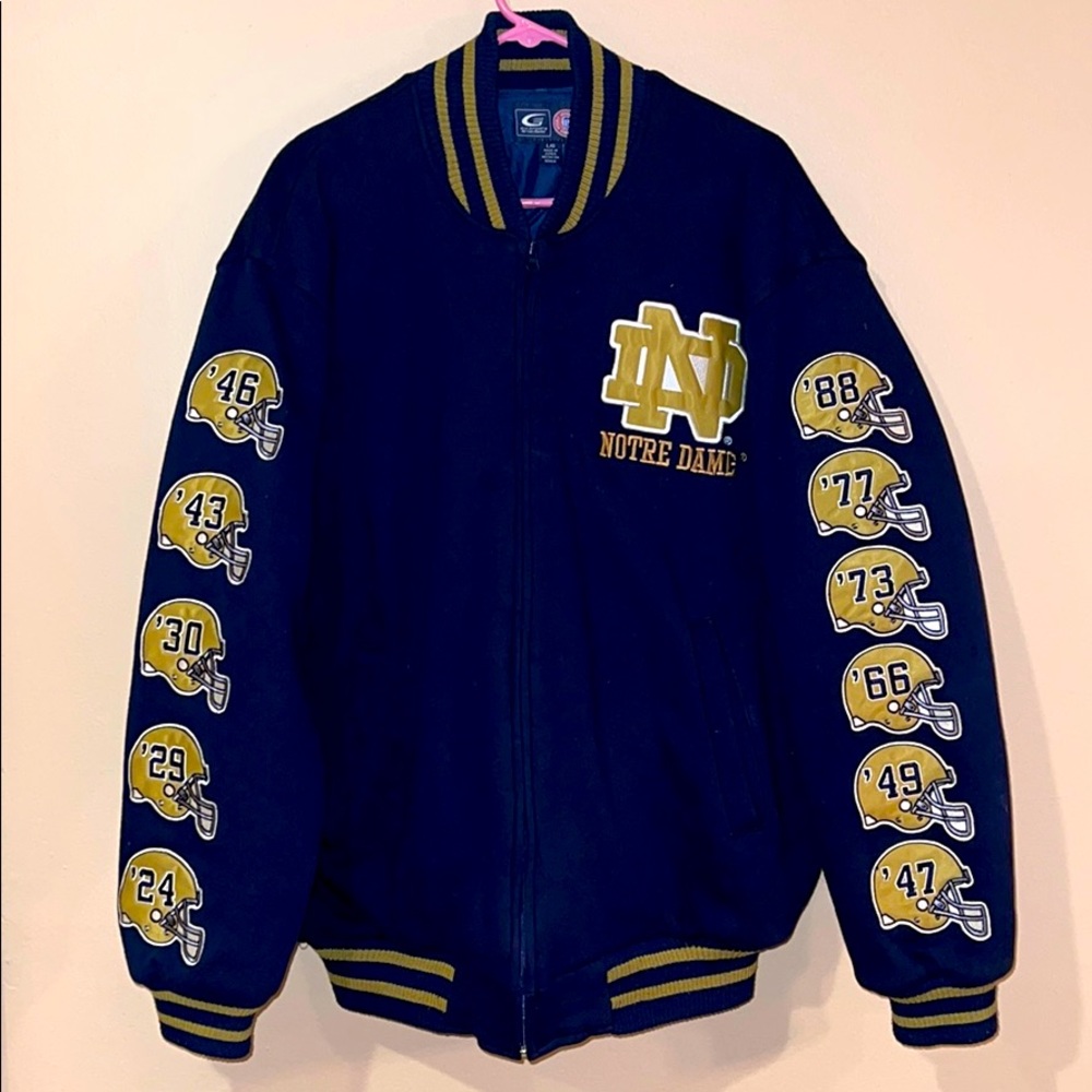 NOTRE DAME varsity jacket
